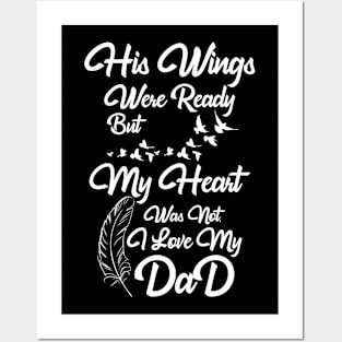 I Love My Dad Gift For Father Dad Posters and Art